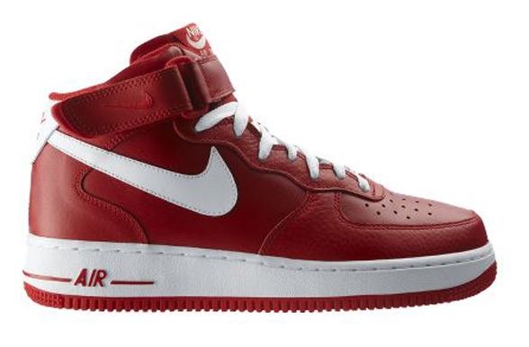 nike air force 1 mid womens red