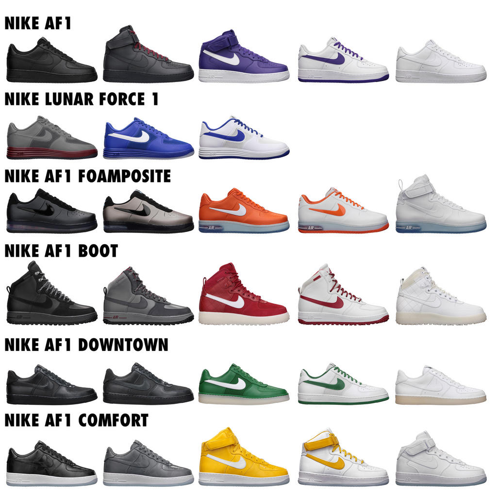 nike air force collection