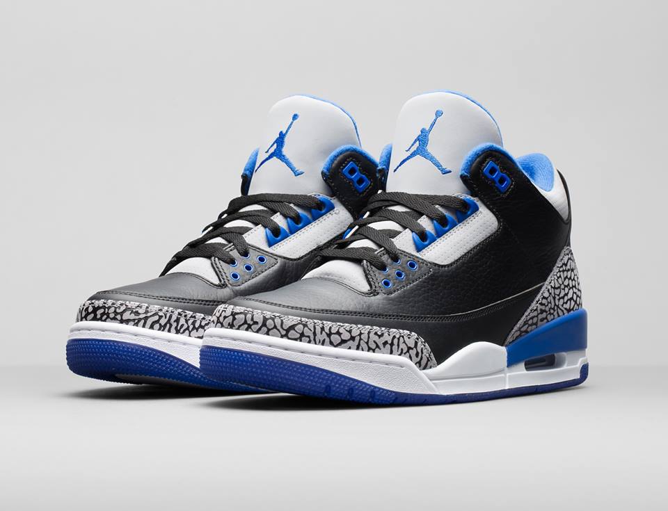 Air Jordan 3 Sport Blue - Le Site de la Sneaker