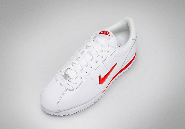 Nike Cortez Jewel QS White Red - Le 