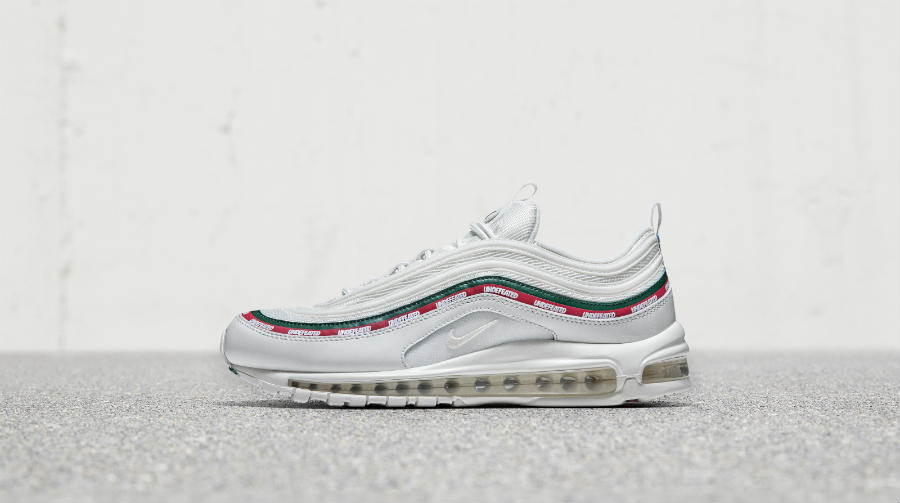 nike air max 97 x undefeated white