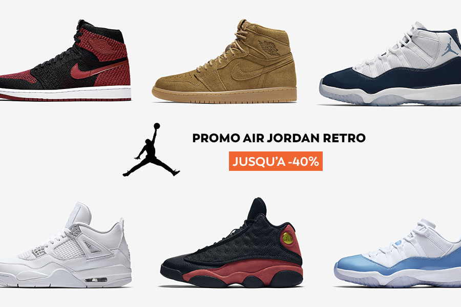 Promo Air Jordan Retro sur Nike.com, jusqu'à -40% ! - Le Site de la Sneaker