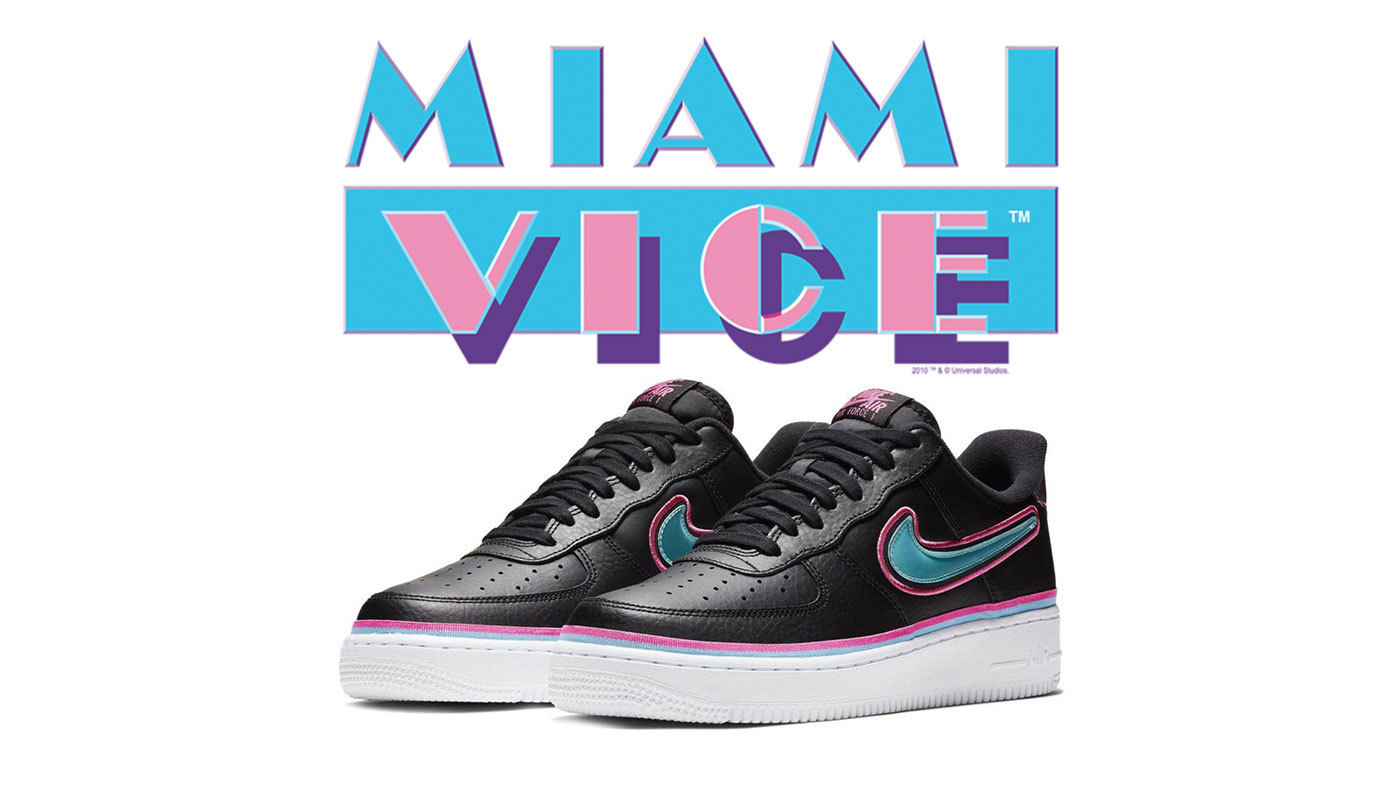 apretado Meloso Precursor Preview: Nike Air Force 1 07 LV8 Miami Vice - Le Site de la Sneaker