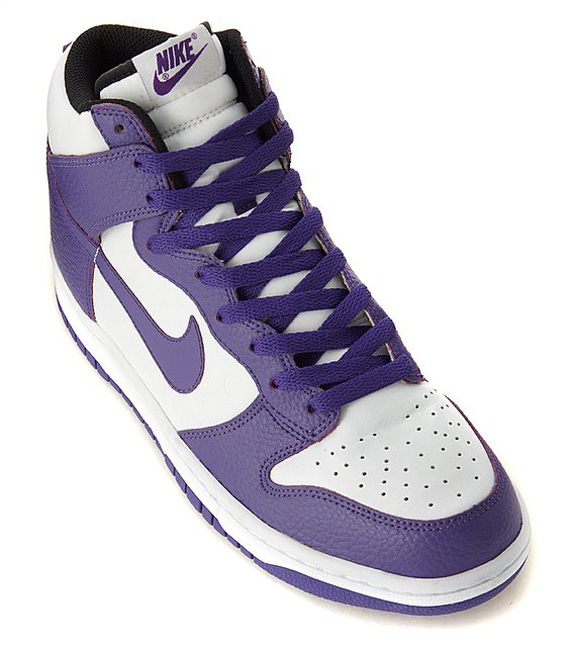 Nike Dunk High Purple White Be True To 