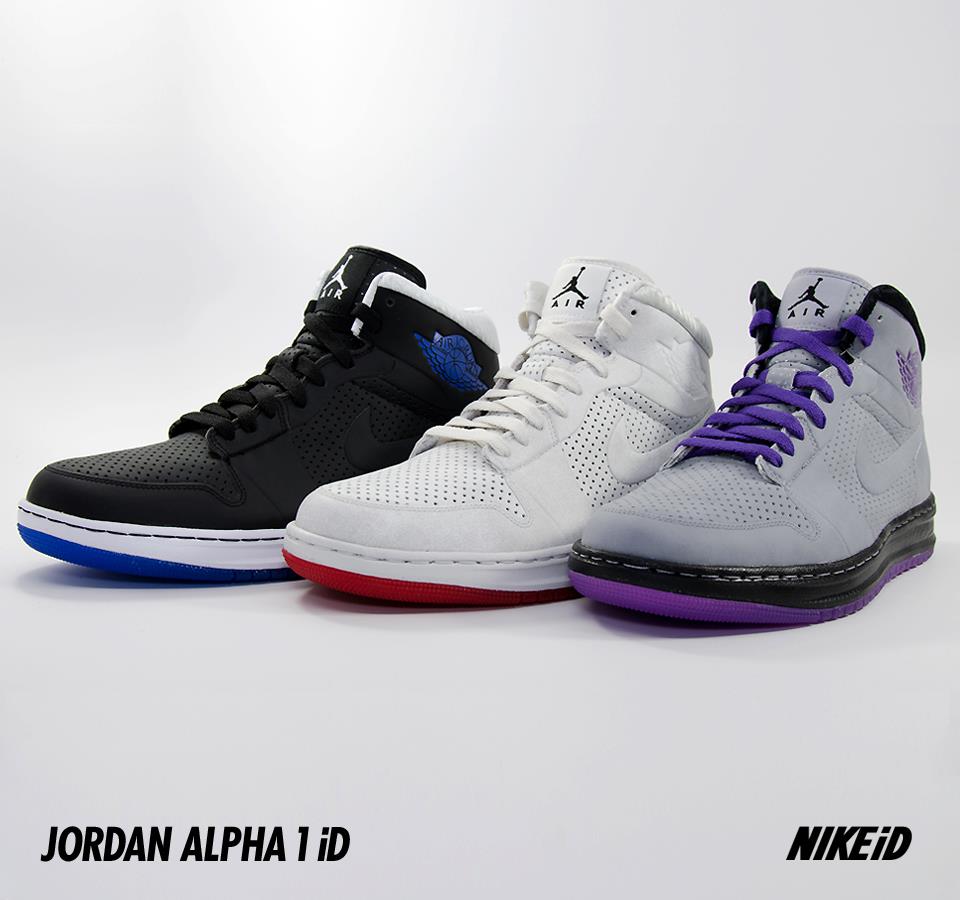 Air Jordan 1 Alpha iD Option semelle 