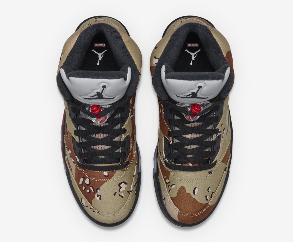 Supreme x Air Jordan 5 "Desert Camo" - Le Site de la Sneaker