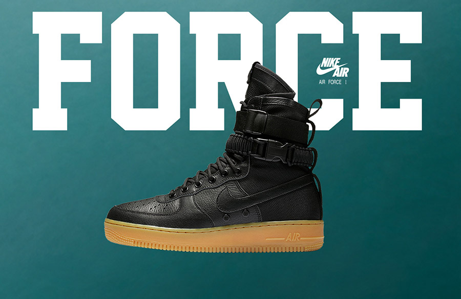 Nike Air Force 1 Special Field Black Gum