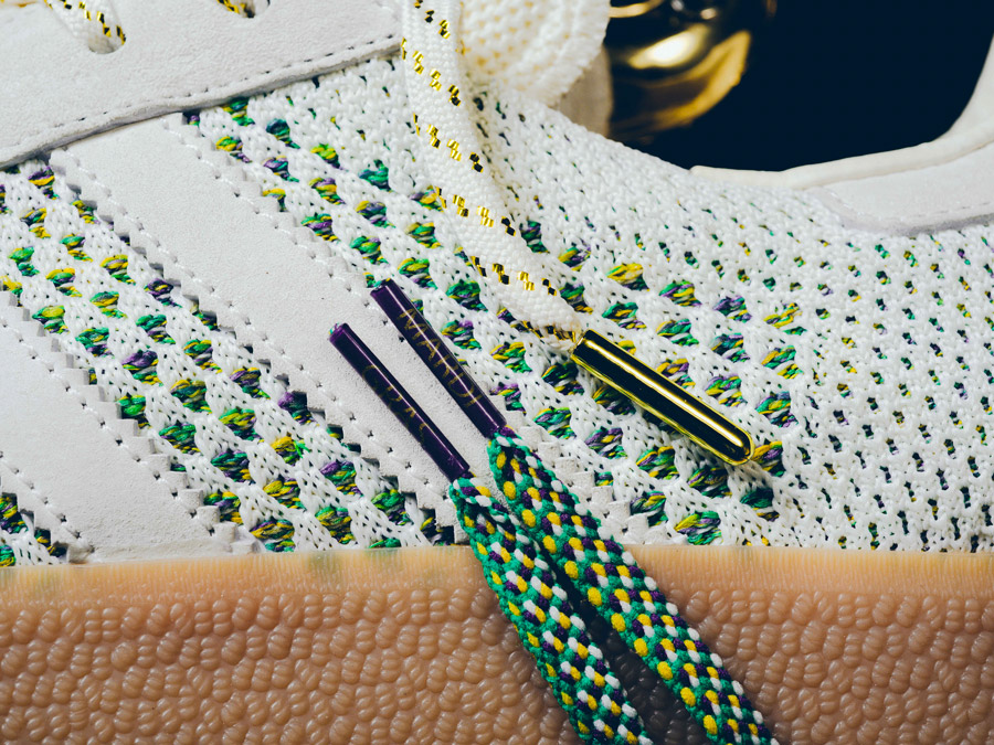 adidas consortium gazelle primeknit x sneaker politics mardi gras