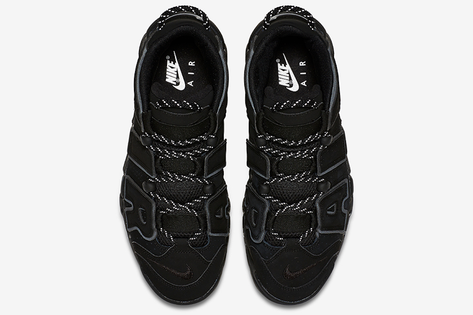 Nike Air More Uptempo Triple Black - Le Site de la Sneaker