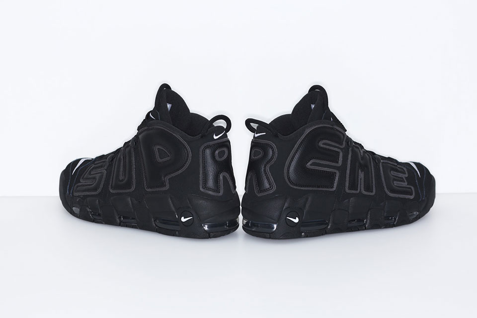 Supreme x Nike Air More Uptempo Black - Site de la Sneaker