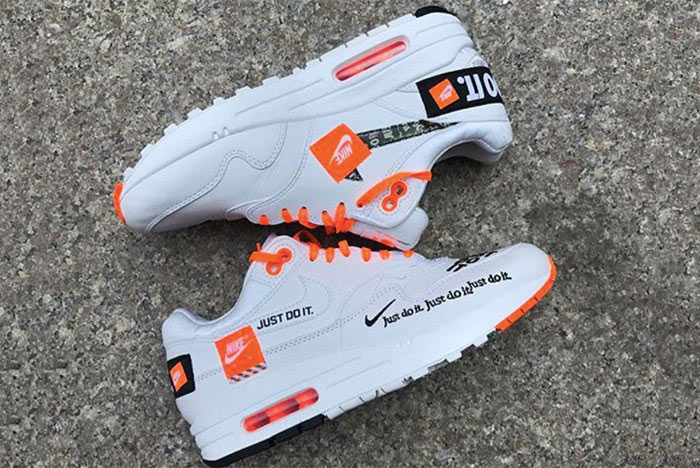 air max blanche just do it