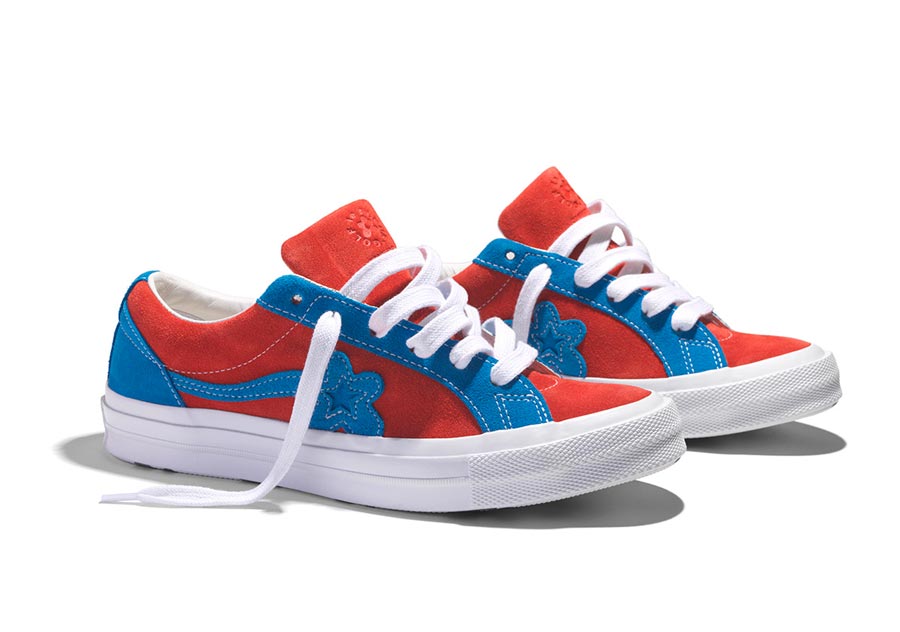 converse golf le fleur red and blue