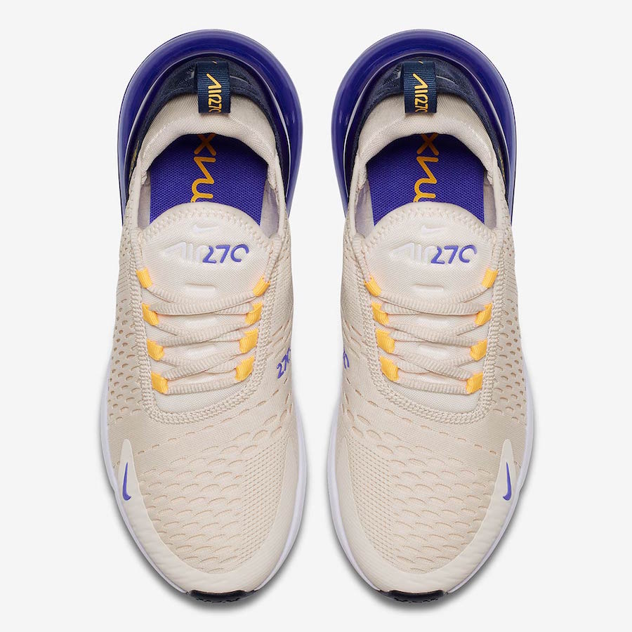 purple and gold air max 270