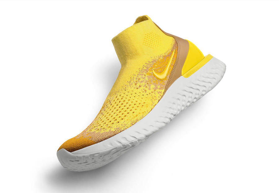 Nike Rise React Flyknit Yellow - Le 