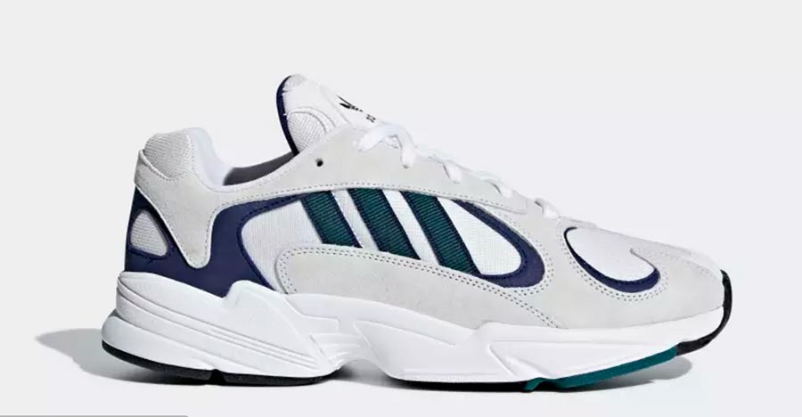 adidas Yung-1 White Blue Green - Le Site de la Sneaker