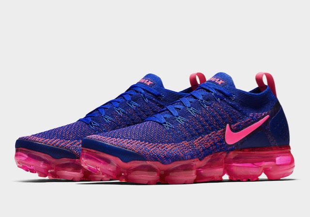 pink blue and purple vapormax