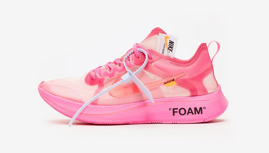 nike zoom x off white pink