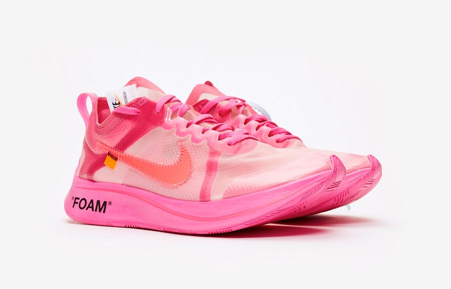nike zoom x off white pink