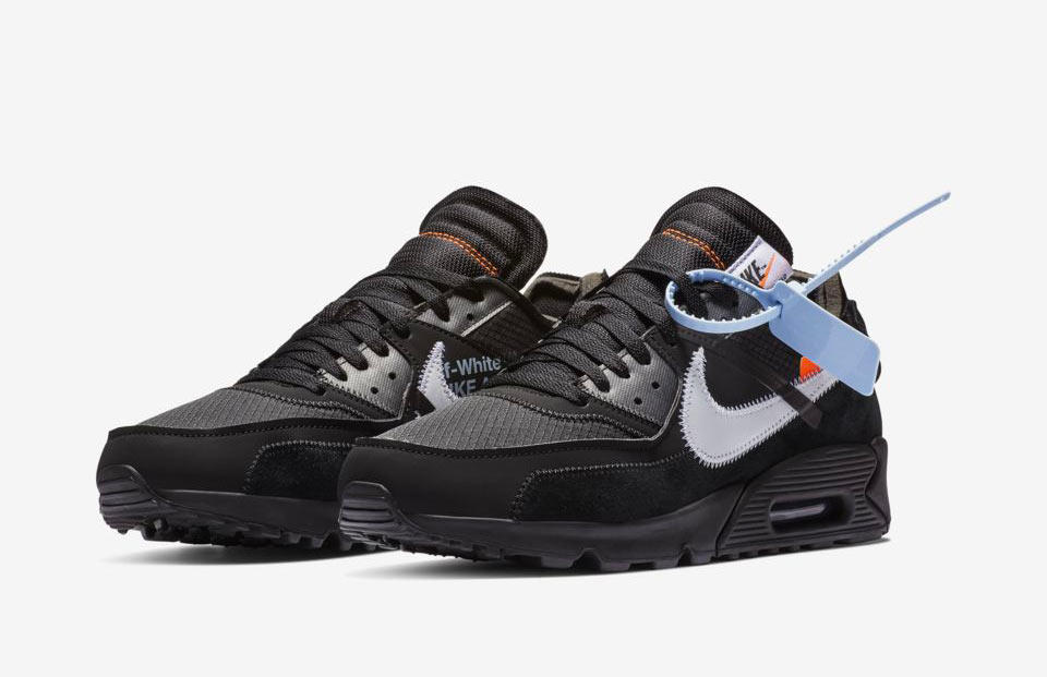 air max 90 off white snkrs