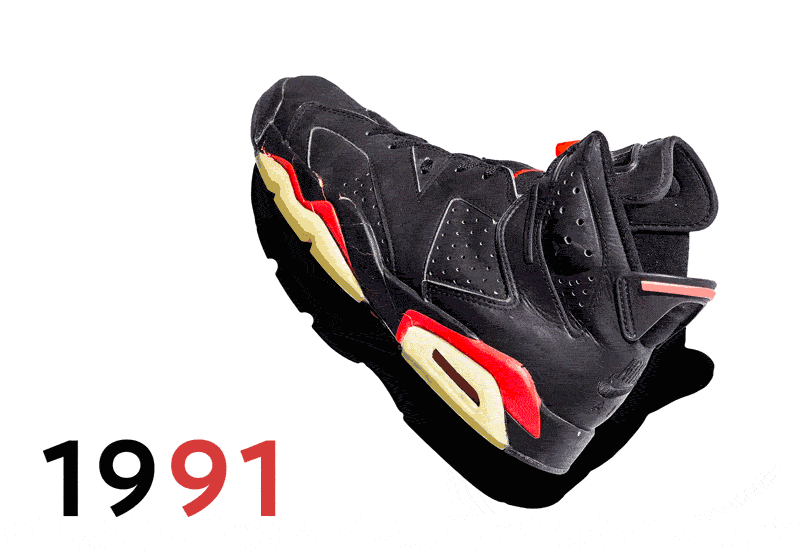 jordan 6 black infrared 1991