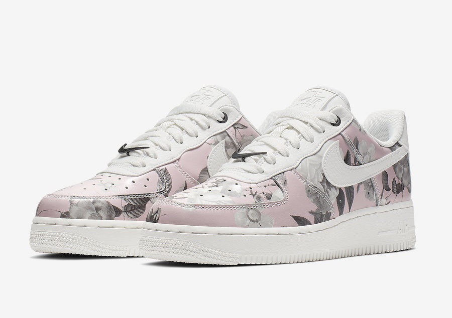 air force 1 floral pink