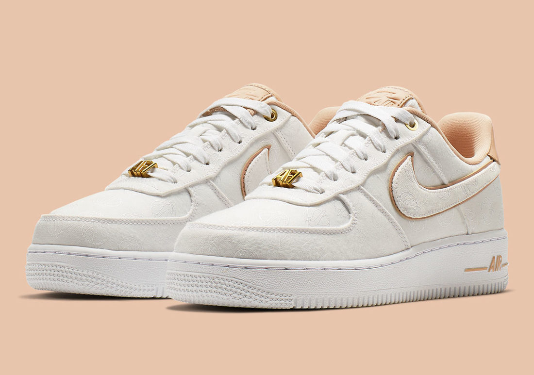 Nike Air Force 1 Low 07 Lux White Gold 