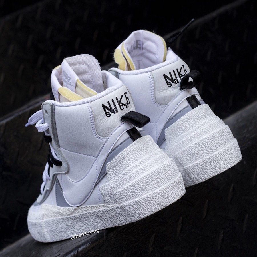 Une Sacai x Nike Blazer Mid White Grey à venir - Le Site de la Sneaker
