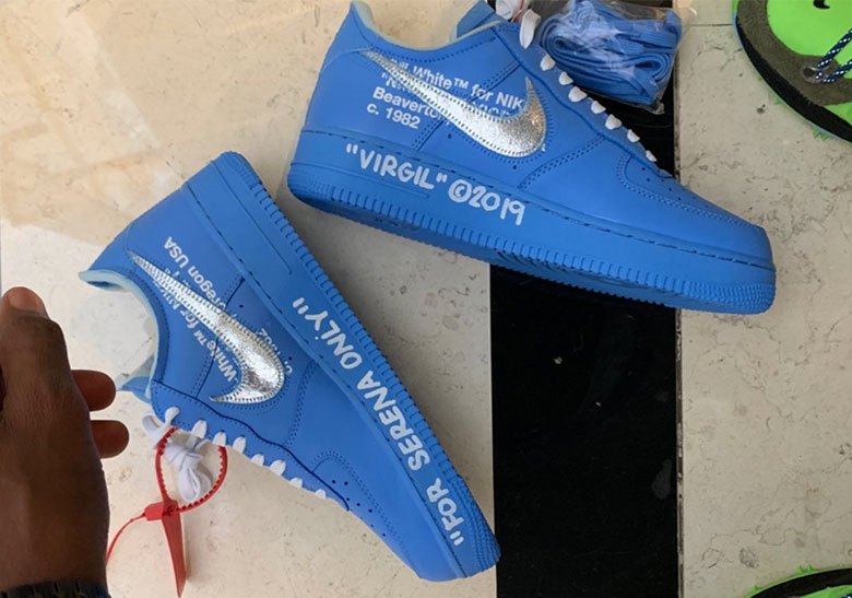off white nike blue and white