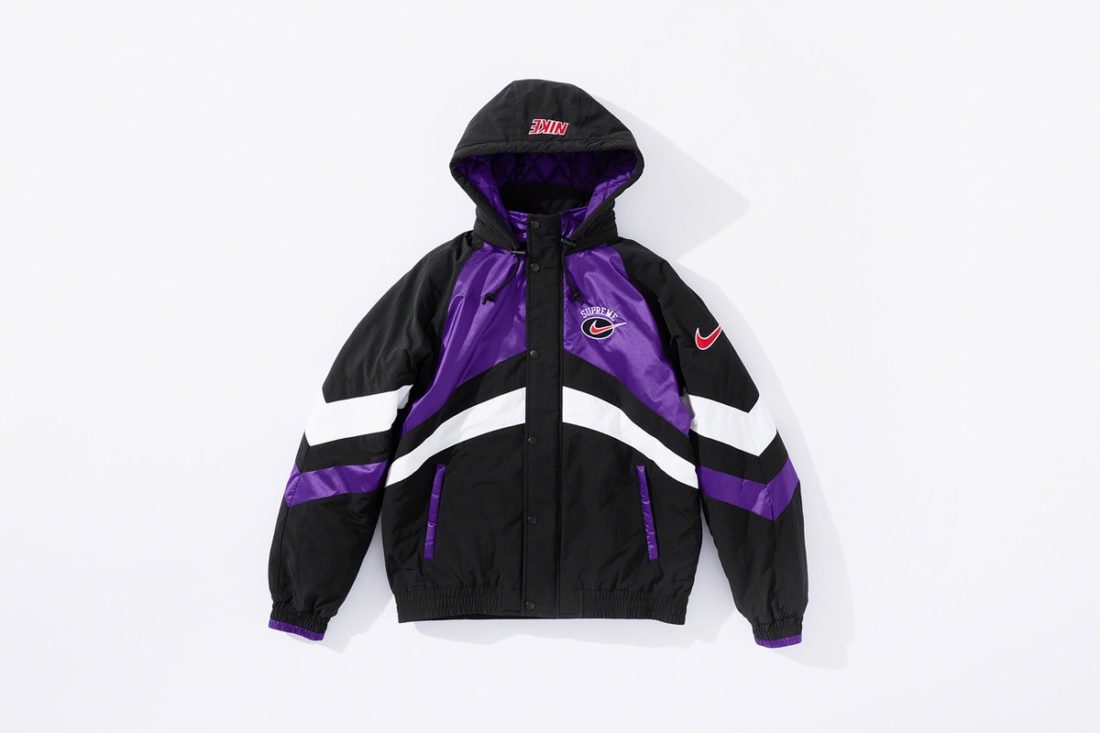 nike supreme purple jacket
