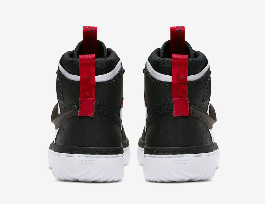 Air Jordan 1 High React White Black Red - Le Site de la Sneaker