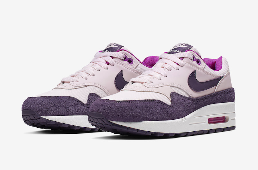 purple and red nike air max