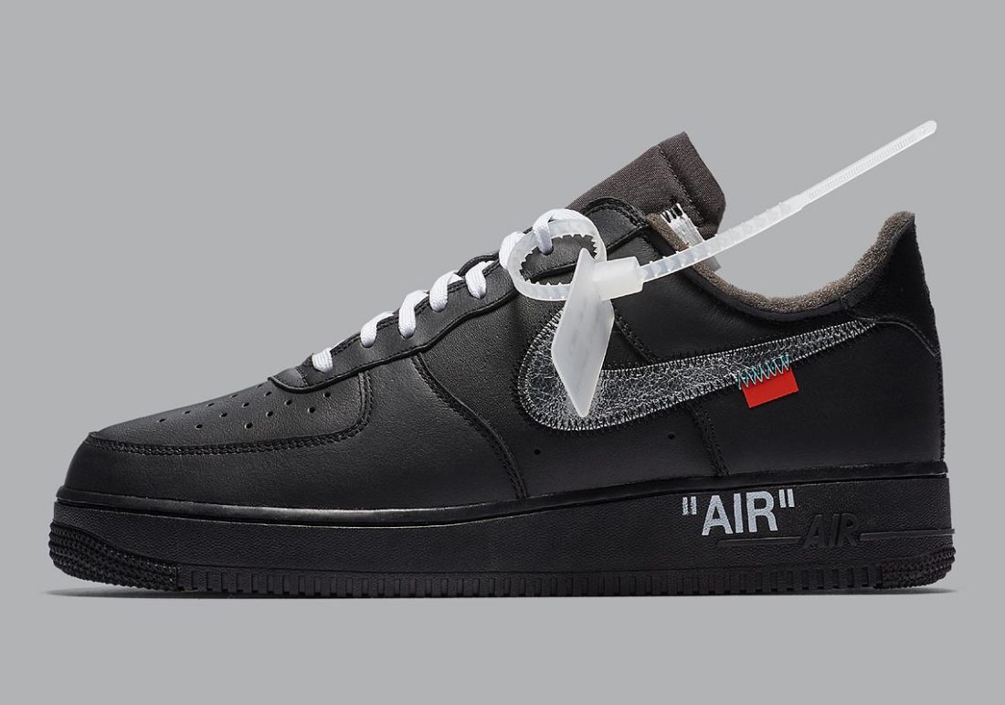 off white air force 1s black
