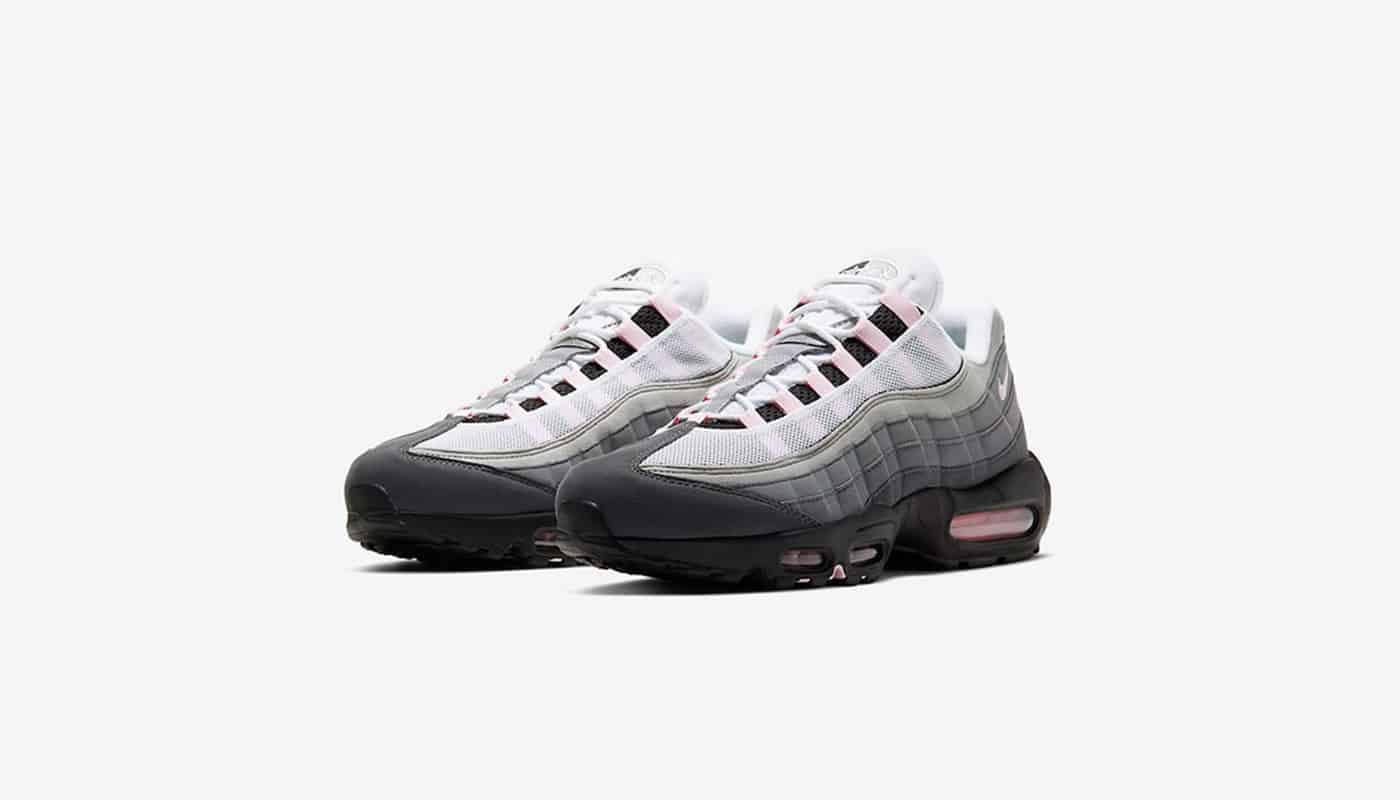 nike air max 95 white and pink
