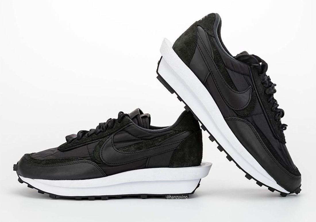 Une Sacai x Nike LDWaffle Black Leather Suede en approche? - Le Site de
