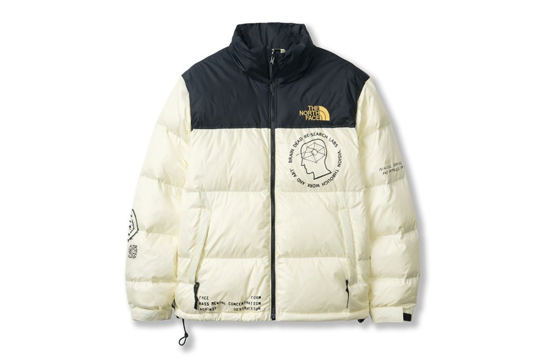 the north face nuptse collab