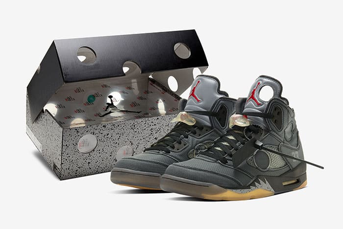 when does the off white jordan 5 release