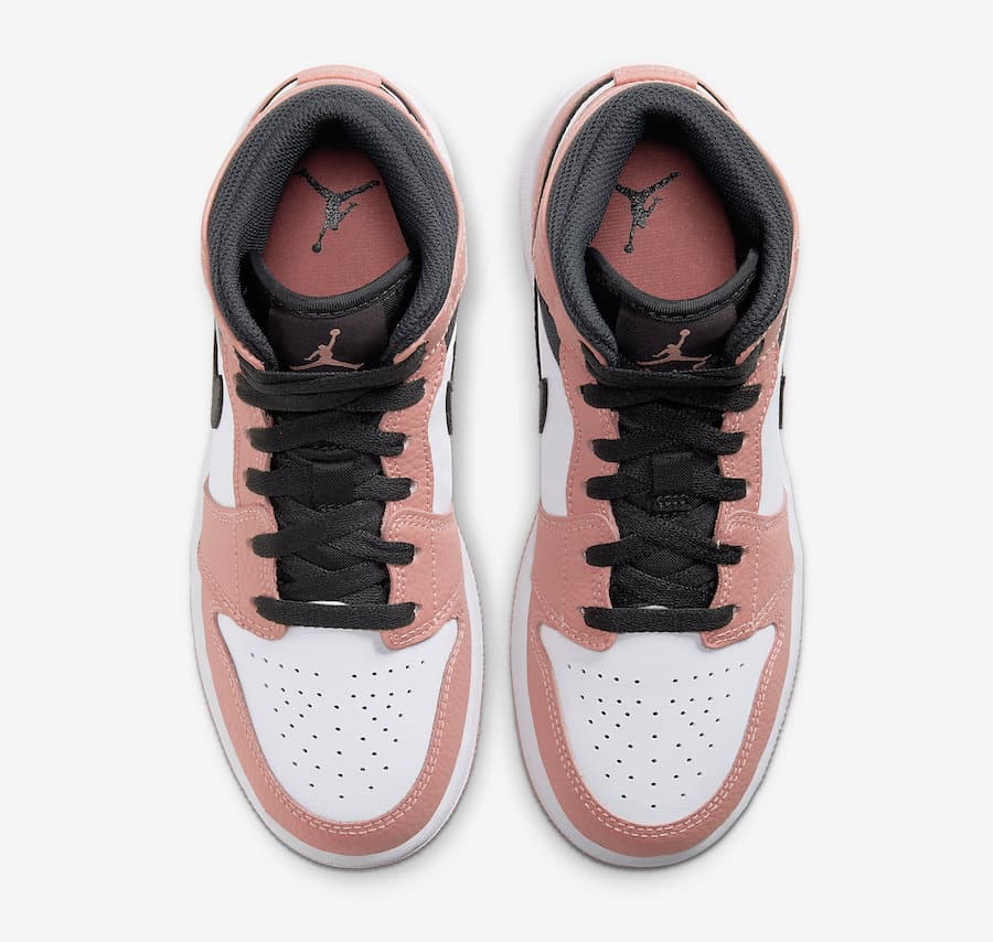 Preview: Air Jordan 1 Mid GS Pink Quartz - Le Site de la Sneaker