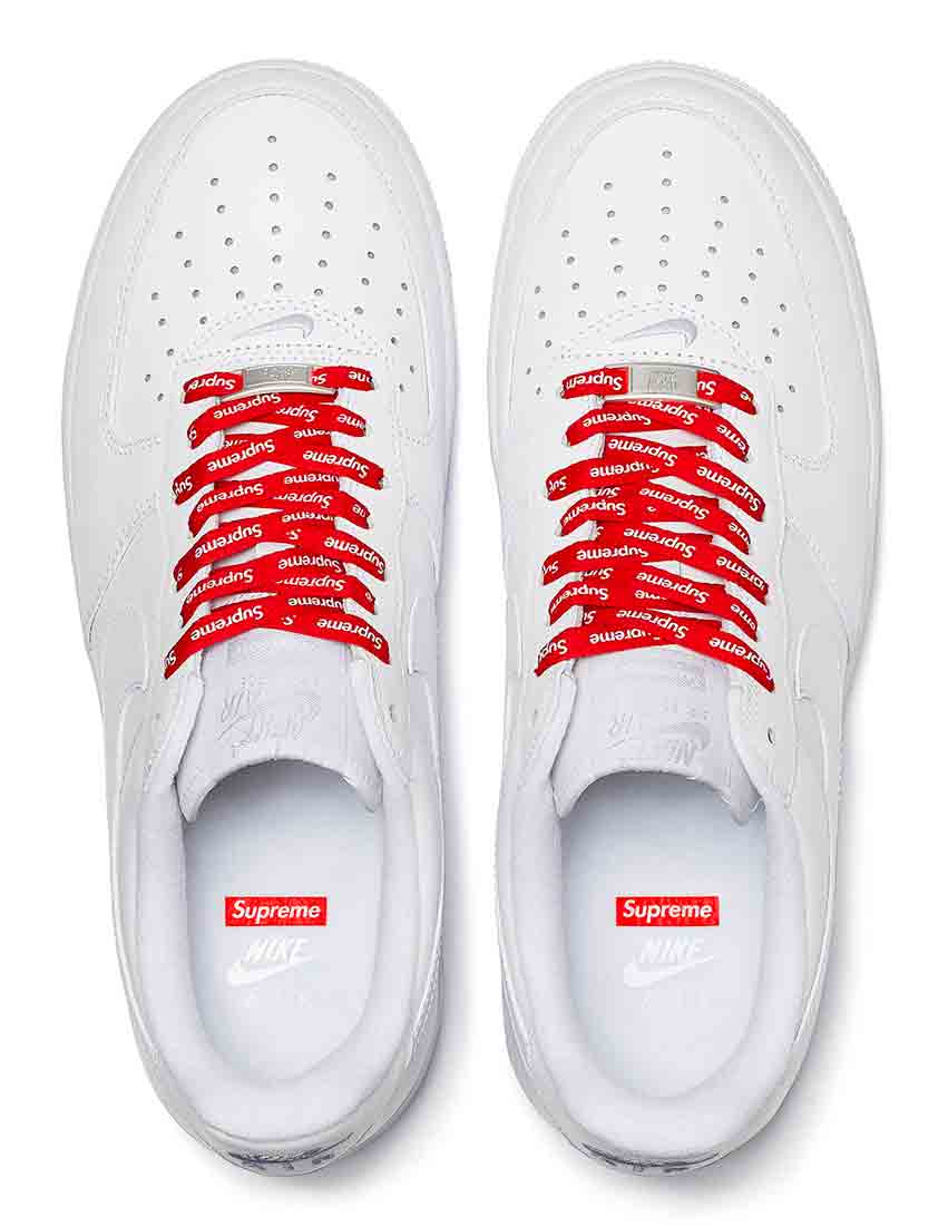 Supreme x Nike Air Force 1 Low "White" - Le Site de la Sneaker