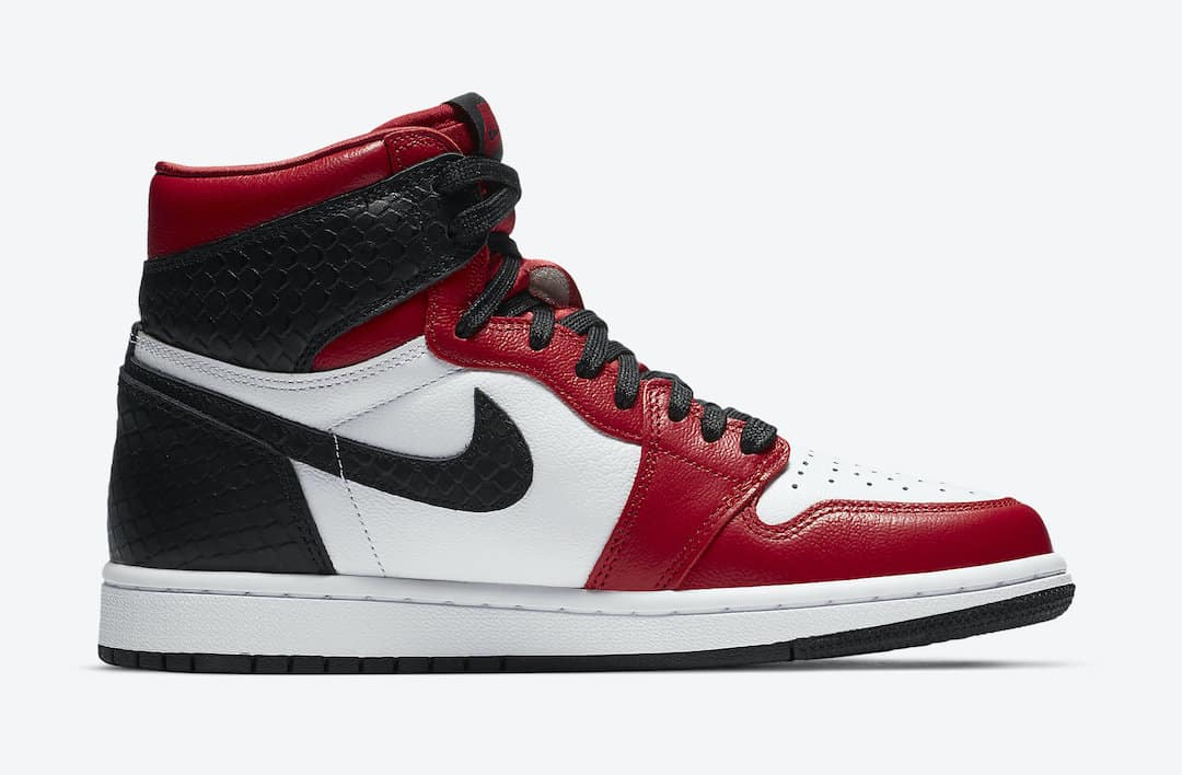Air Jordan 1 High OG WMNS Satin Snake Red - Le Site de la Sneaker