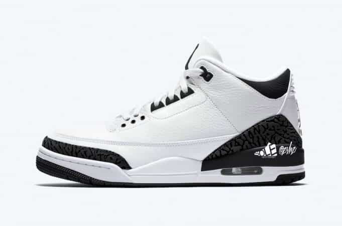 Une Air Jordan 3 SP White Black pour l 