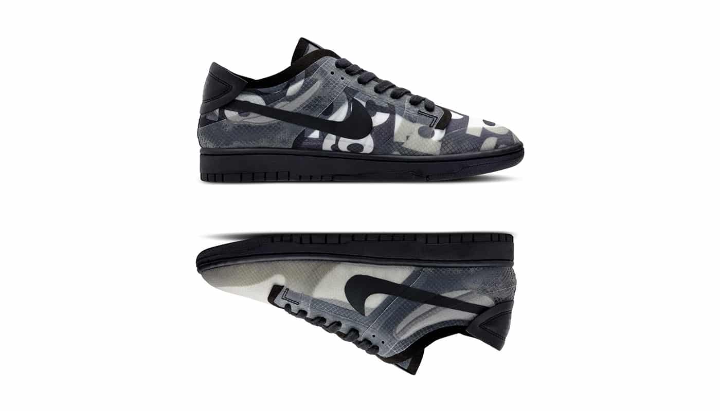 Polijsten Belastingbetaler Mart Comme des Garçons x Nike Dunk Low Pack - Le Site de la Sneaker