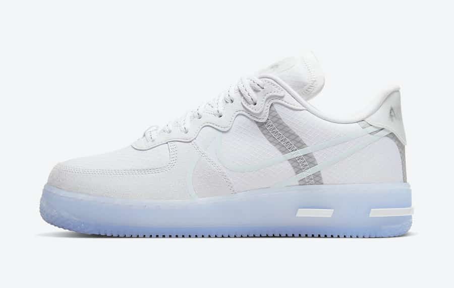 Nike Air Force 1 React QS White Ice - Le Site de la Sneaker