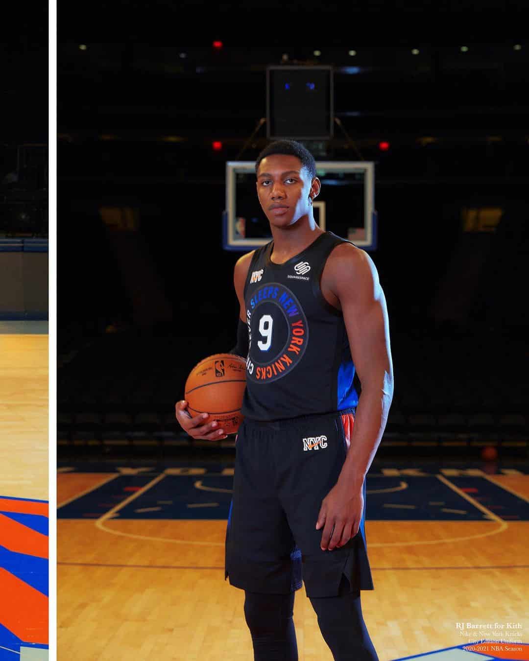Knicks City Edition Jersey Kith / New York Knicks Black Nba Jerseys For