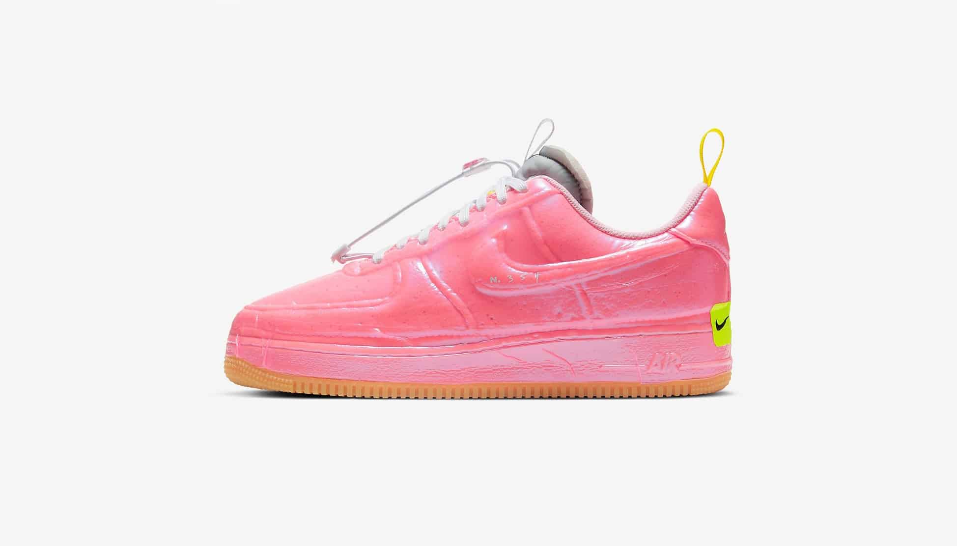 nike air force 1 pink outline