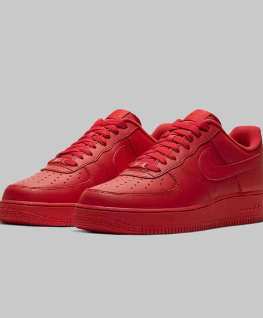 nike air force red tick womens