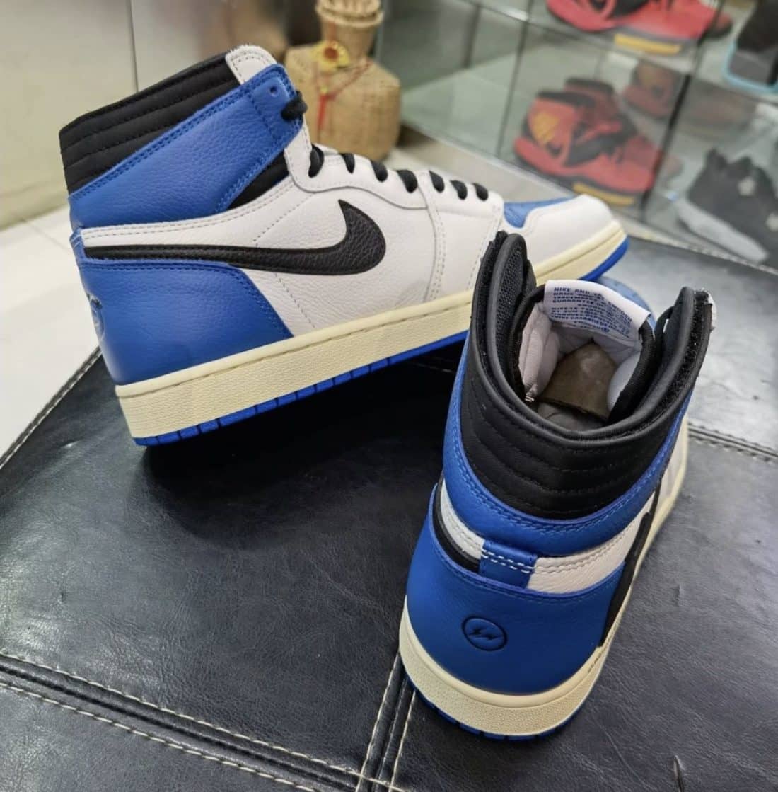 Un Nouveau Sample De La Travis Scott X Fragment Design X Air Jordan 1 High Fait Surface Le Site De La Sneaker