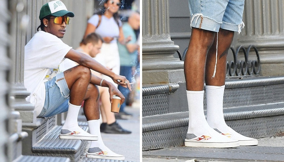 Premier aperçu de la A$AP Rocky x Vans Slip-On - Le Site de la Sneaker