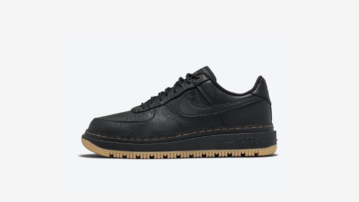 efficiently activation Posterity Nike Air Force 1 Luxe Black Gum - MerfyShops - nike fish scale shoes for  sale cheap free shipping